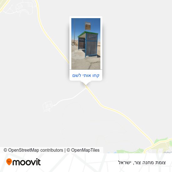 מפת צומת מחנה צור