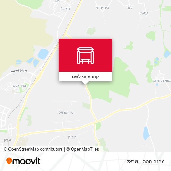 מפת מחנה חסה