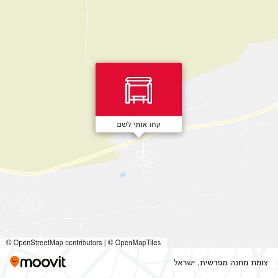 מפת צומת מחנה מפרשית