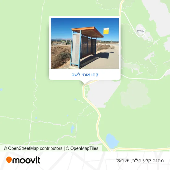 מפת מחנה קלע חי''ר