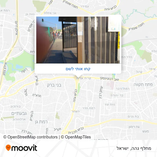 מפת מחלף גהה