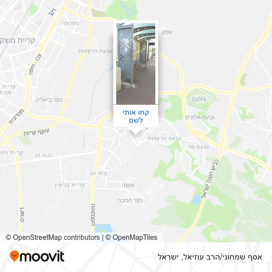 מפת אסף שמחוני/הרב עוזיאל