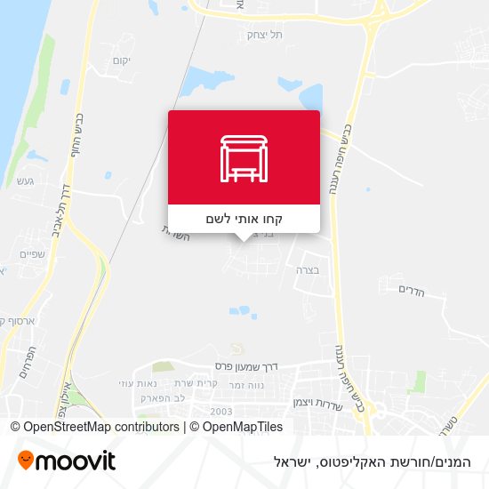 מפת המנים/חורשת האקליפטוס