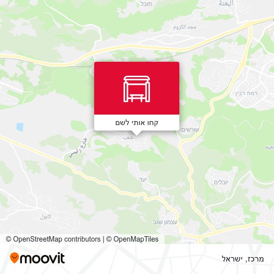 מפת מרכז
