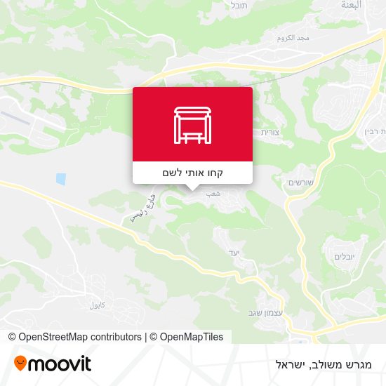 מפת מגרש משולב