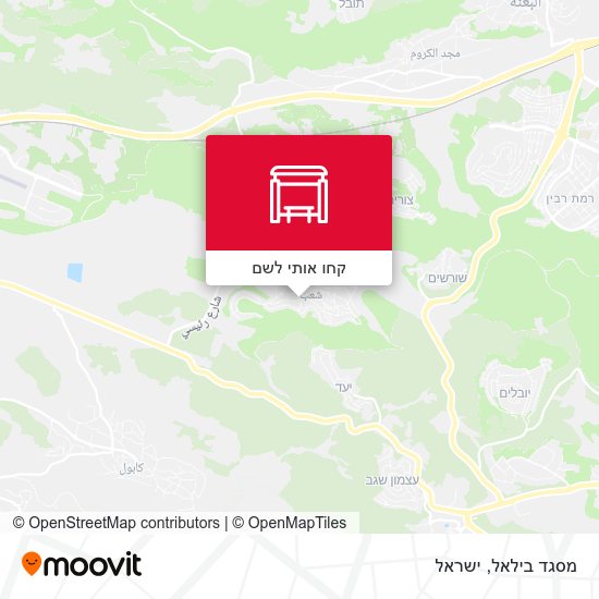 מפת מסגד בילאל
