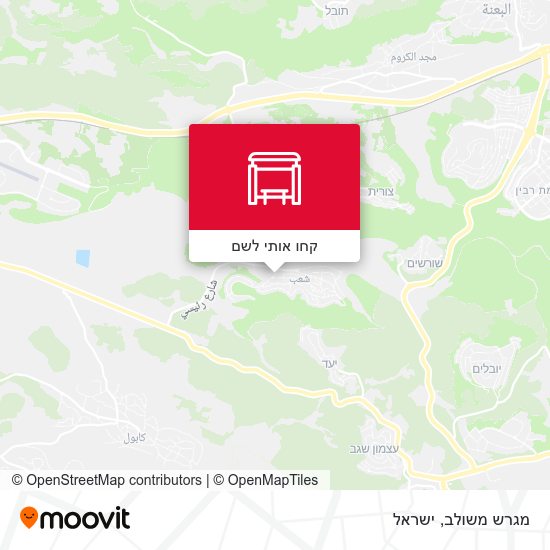 מפת מגרש משולב
