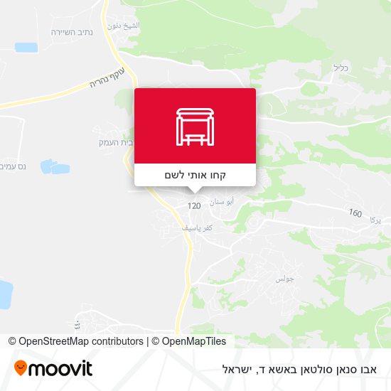 מפת אבו סנאן סולטאן באשא ד