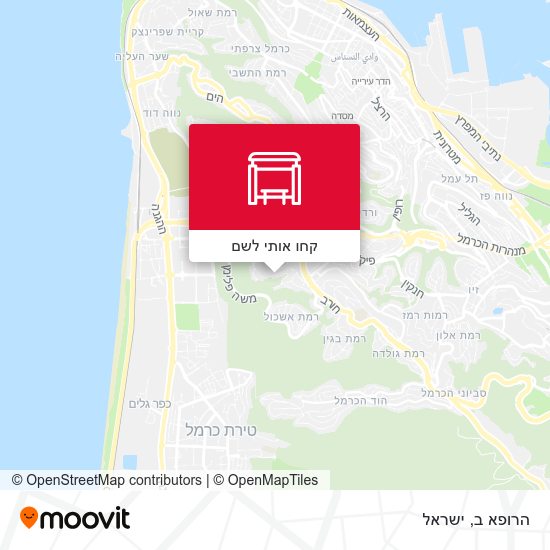 מפת הרופא ב