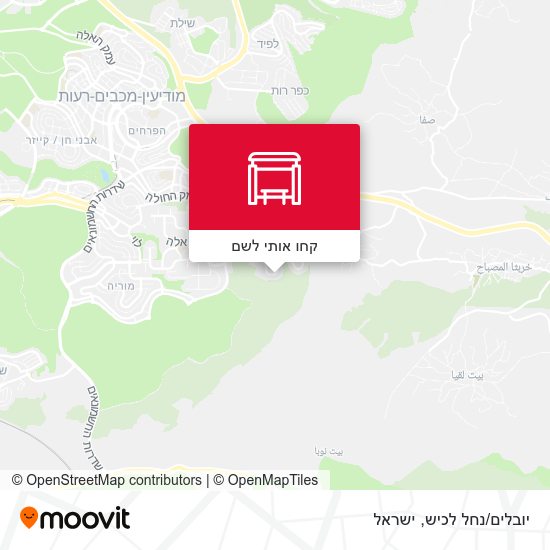מפת יובלים/נחל לכיש
