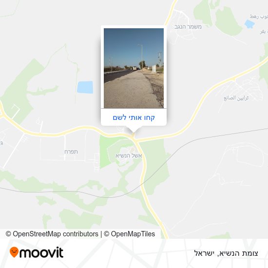 מפת צומת הנשיא