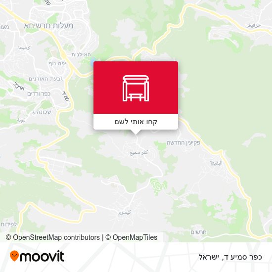 מפת כפר סמיע ד