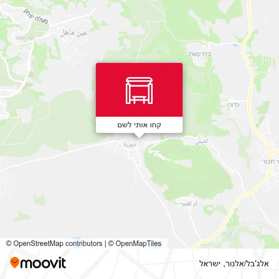 מפת אלג'בל/אלנור