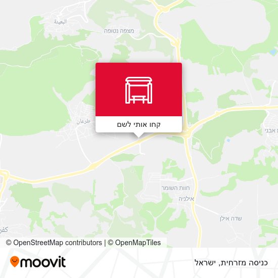 מפת כניסה מזרחית