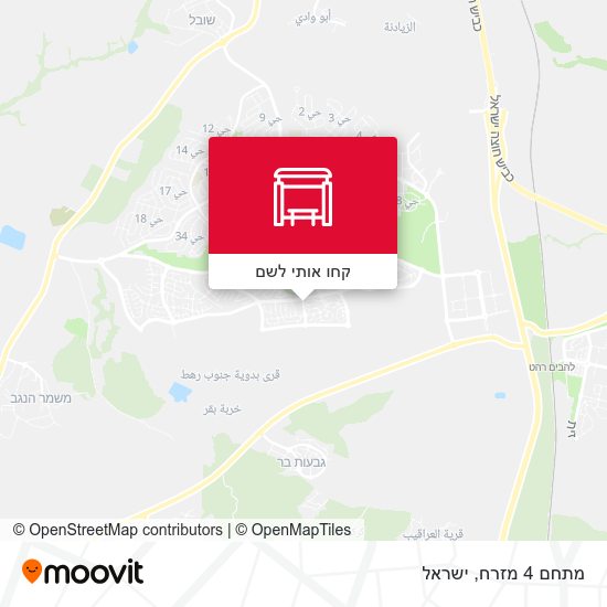 מפת מתחם 4 מזרח