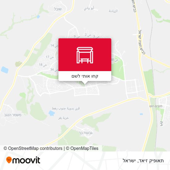 מפת תאופיק זיאד