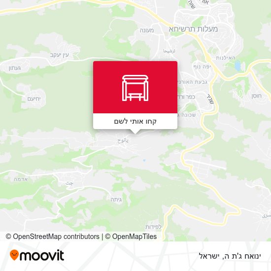 מפת ינואח ג'ת ה
