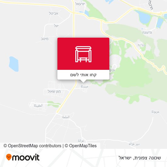 מפת שכונה צפונית