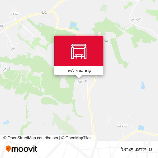 מפת גני ילדים