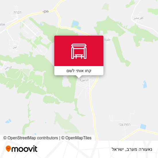 מפת נאעורה מערב