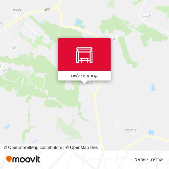 מפת ארזים