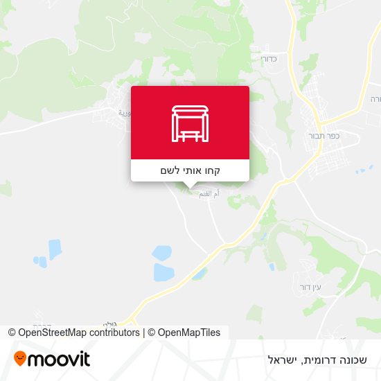 מפת שכונה דרומית