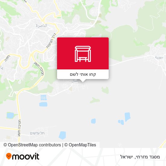 מפת מסגד מזרחי