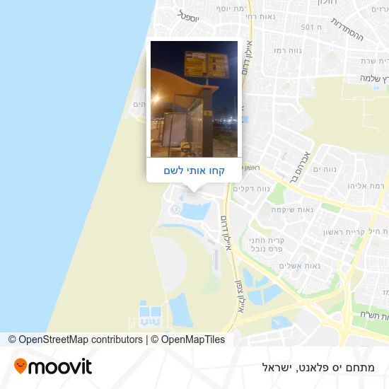 מפת מתחם יס פלאנט