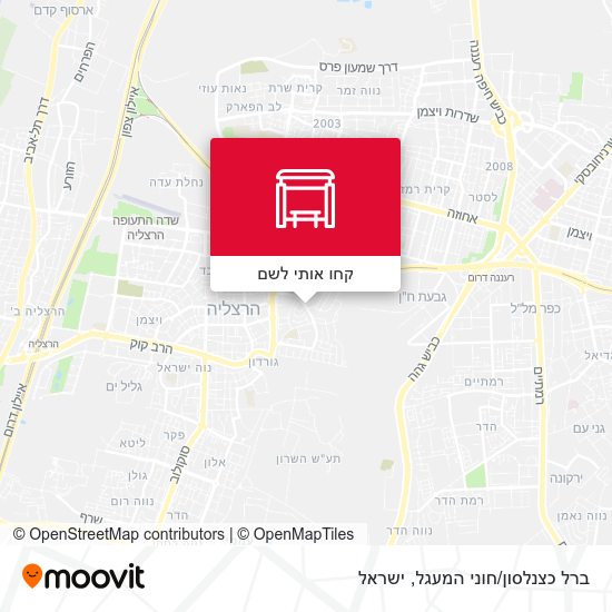 מפת ברל כצנלסון/חוני המעגל