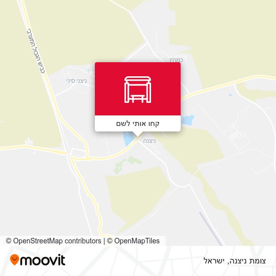מפת צומת ניצנה