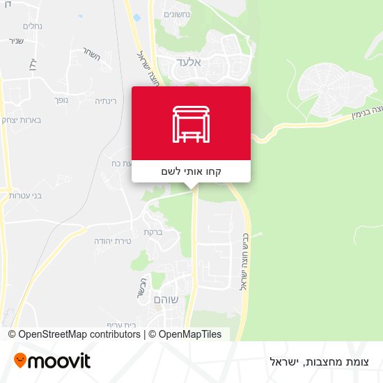 מפת צומת מחצבות