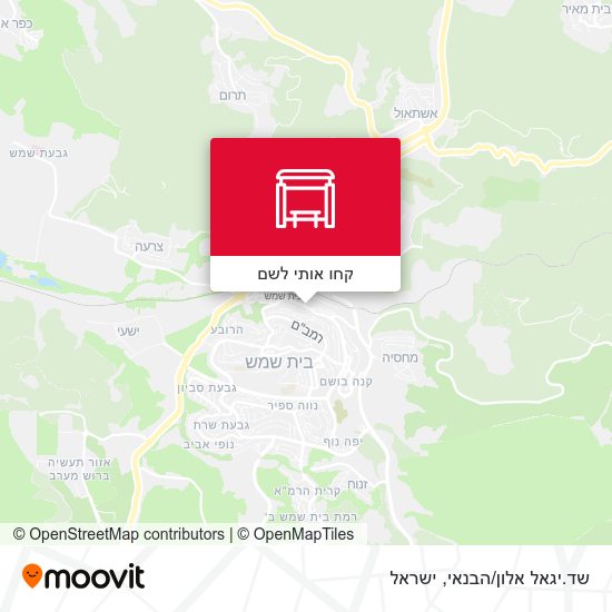 מפת שד.יגאל אלון/הבנאי