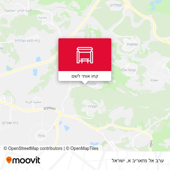 מפת ערב אל מזאריב א