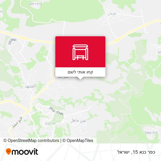 מפת כפר כנא 15