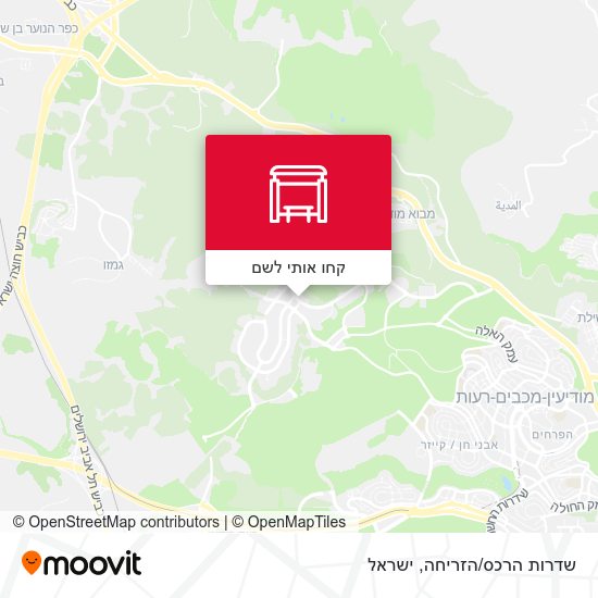 מפת שדרות הרכס/הזריחה