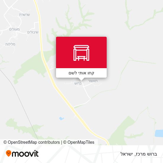 מפת ברוש מרכז