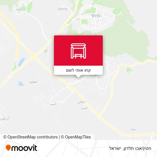מפת חטין/אבו חלדון