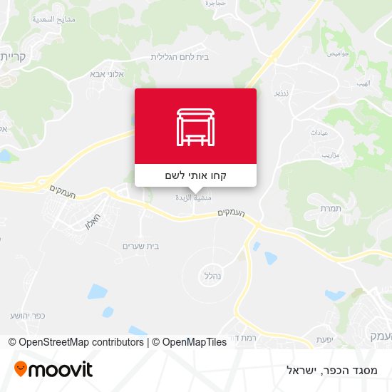 מפת מסגד הכפר