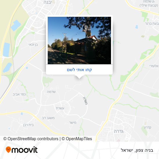 מפת בניה  צפון