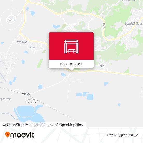 מפת צומת ברוך