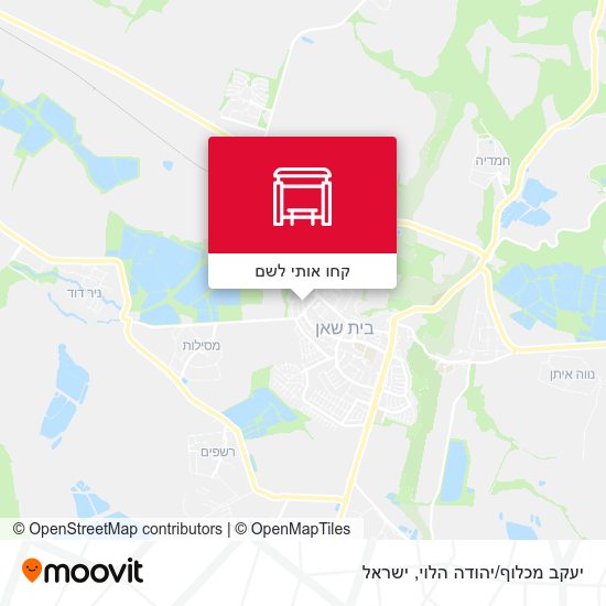 מפת יעקב מכלוף/יהודה הלוי