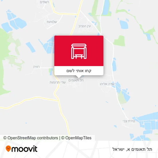 מפת תל תאומים א