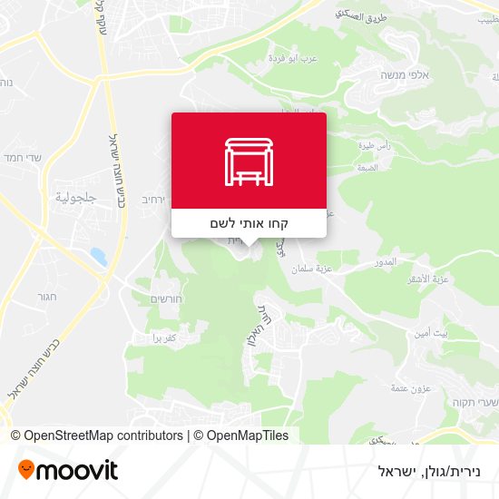 מפת נירית/גולן