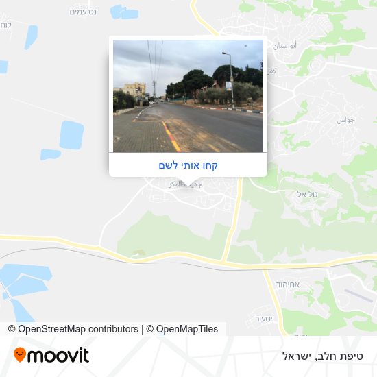 מפת טיפת חלב
