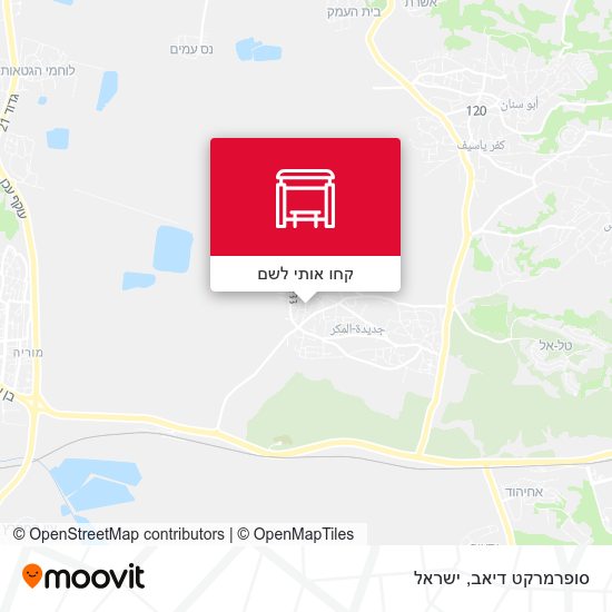 מפת סופרמרקט דיאב