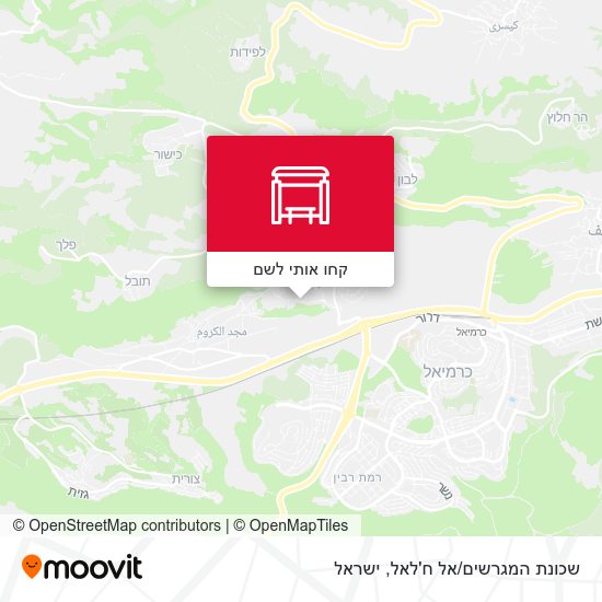 מפת שכונת המגרשים/אל ח'לאל