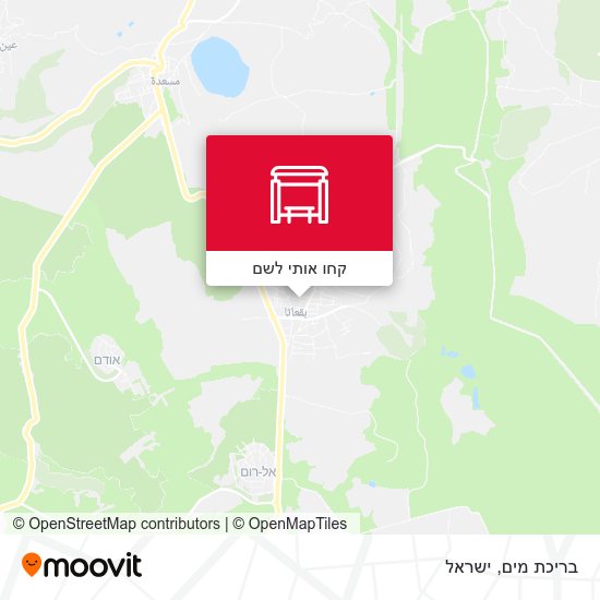 מפת בריכת מים