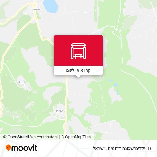 מפת גני ילדים/שכונה דרומית