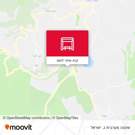 מפת שכונה מערבית ג