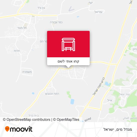 מפת מגדל מים